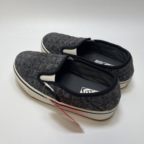 VANS Slip-Er 2 Mule Slippers Gray Cheetah AOP Black White Gum Cozy Men 6, Wom 8 - Picture 3 of 12
